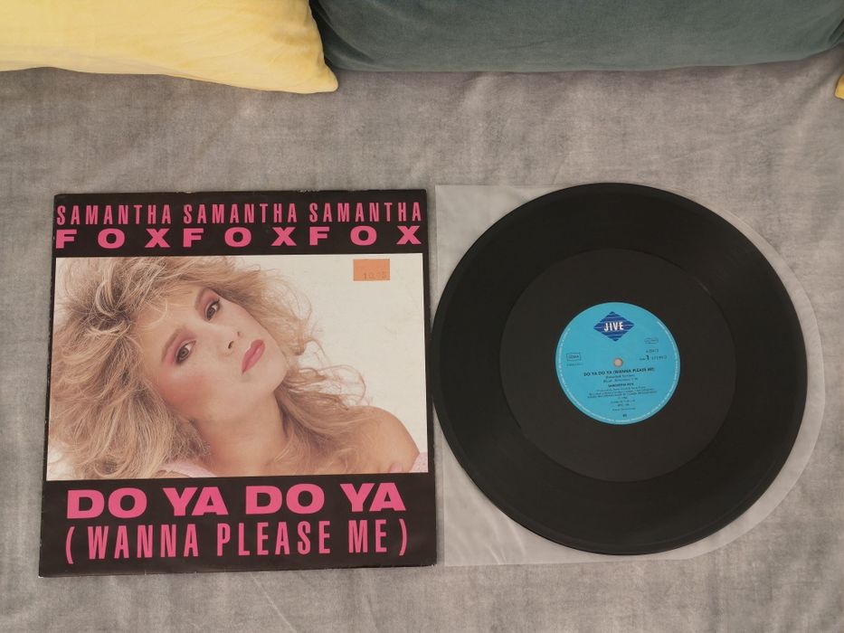 Lot 7 Viniluri Maxi Single 12" - Samantha Fox (Ediție Albastră Inclusă)