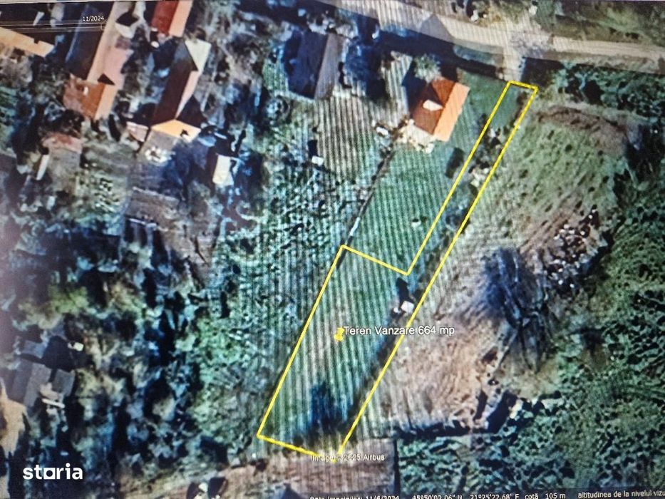 Teren de Vanzare 664 mp in Ianova Pret 42.900 Euro