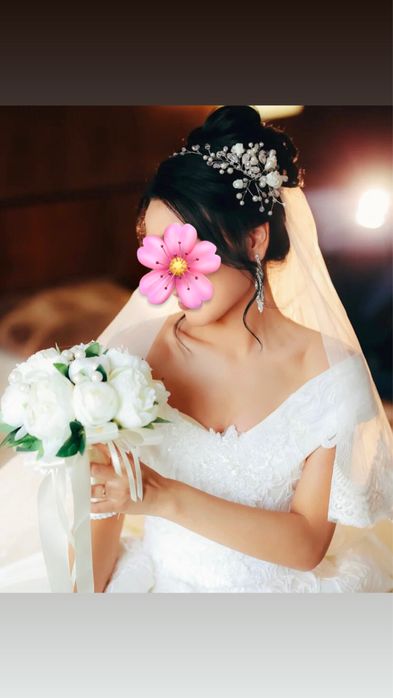 Шикарное свадебное платье