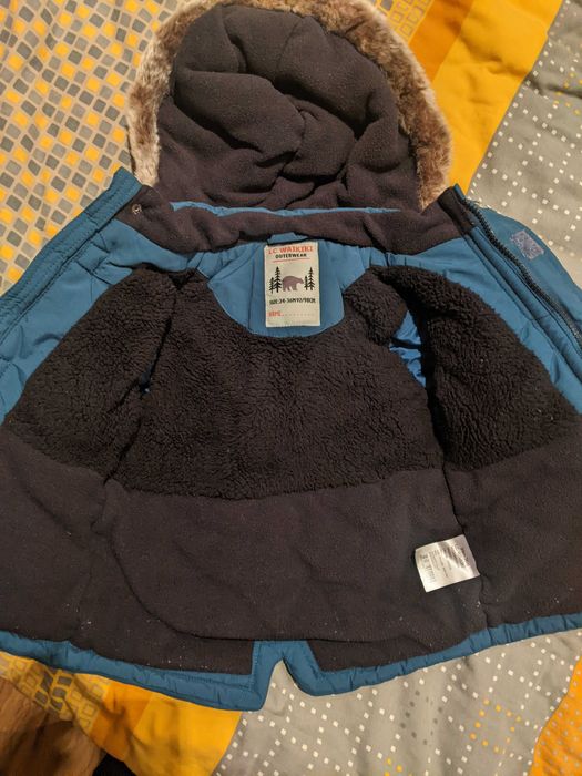 Много дебело зимно детско яке размер 24-36 месеца 2-3 години ватирано