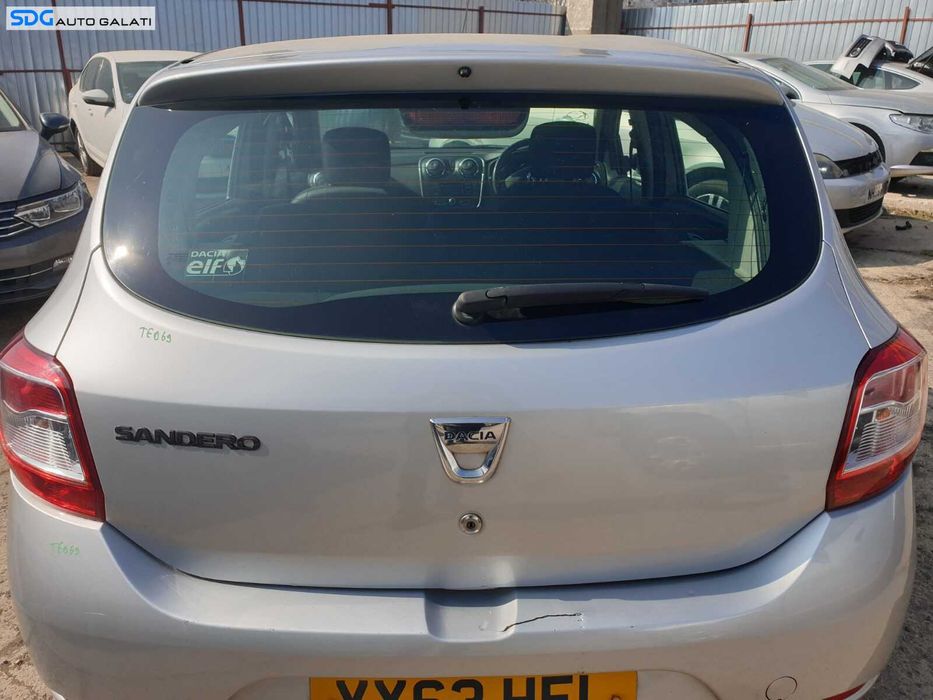 Hayon Haion Portbagaj Dezechipat FARA Luneta Geam Sticla Dacia Sandero 2 2012 - 2016 Culoare TED69 Gris Platine / Platinum Silver [C4562]