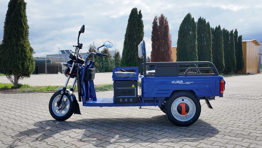 Triciclu electric KUBA Eco-Pickap Ultra fara permis cu CIV inclus