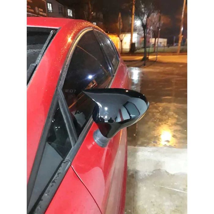 Capace Oglinzi Batman Seat Leon 2 Facelift MK2 2009-2012, Negru Lucios