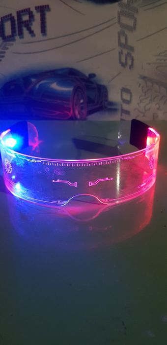 Неоновые очки с подсветкой