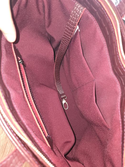 Сумка-тоут кожаная