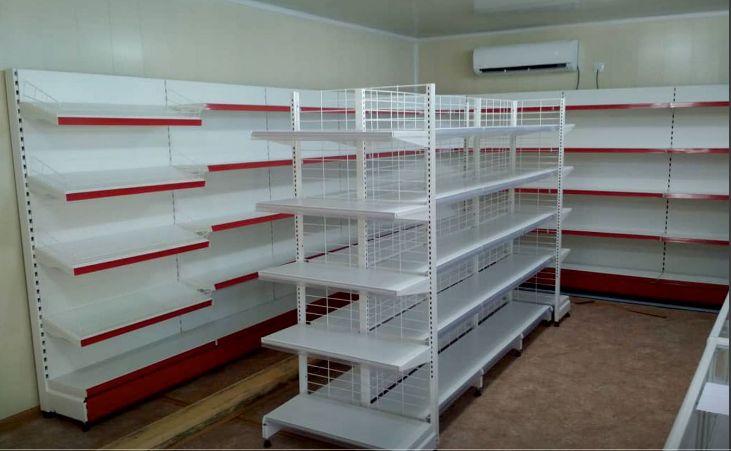 Стеллаж металлический сборный, полка стеллаж, полка металлическая alts