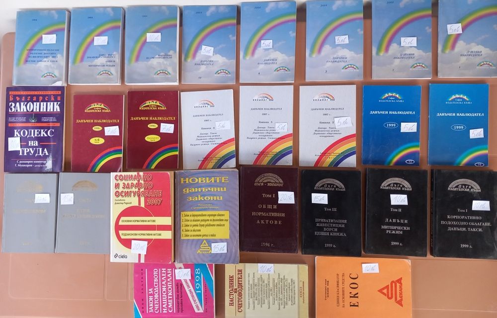 Книги- Счетоводни,ръководства и др.