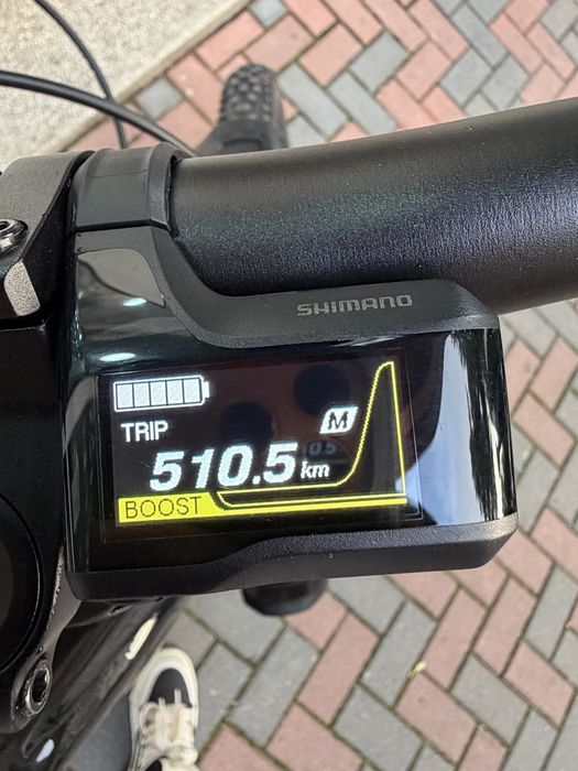 Bicicletă Electrică Asistată BULLS Sonic Evo AM-SL 1 Carbon Full Suspension - Motor Shimano EP8, Baterie 750Wh, Stare Excelentă, 510 km rulați