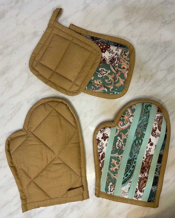 Прихватки для кухни | Перчатки для духовки | подарок на кухню