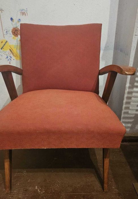 Ретро- стол/ кресло- 2 броя