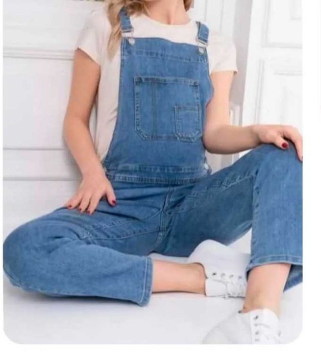 Джинсовый комбинезон для беременных