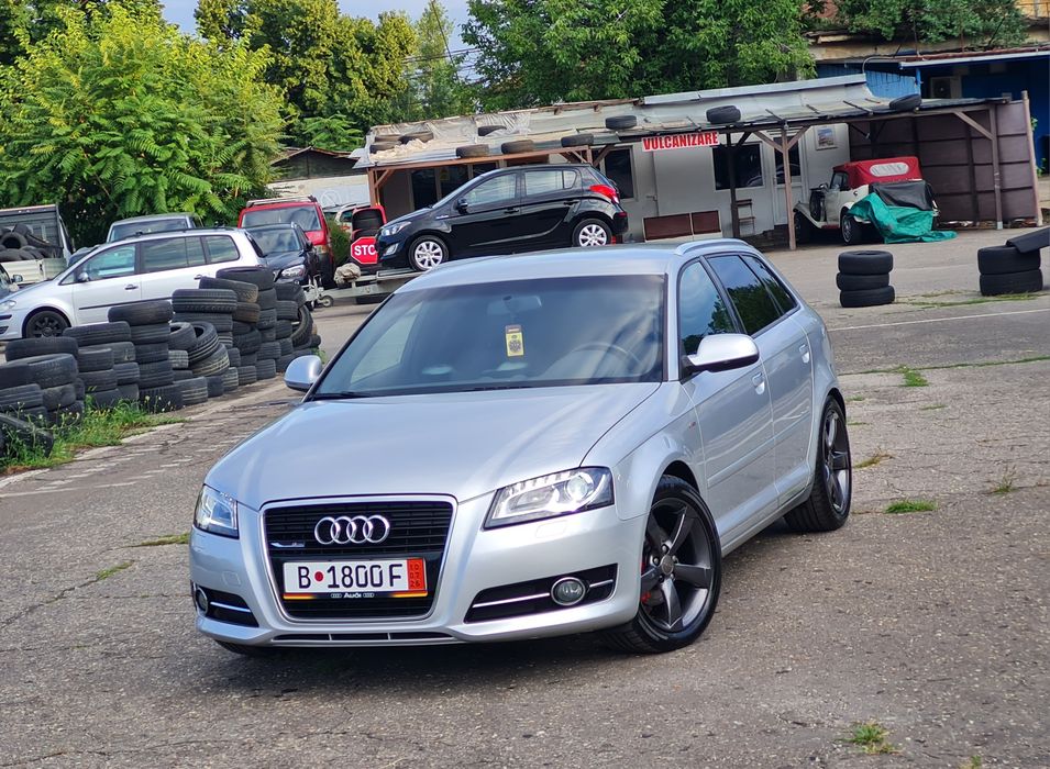 Audi A3 S'Line~2012~Euro5~1.4 Benzină TSI-125 CP ~ Navi , Full Led , BiXenon , Klimă , Jante etc