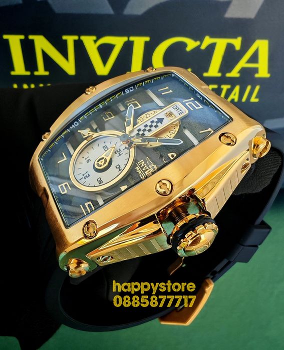 INVICTA Racing Monza Gold 57 mm, Инвикта нов ръчен часовник