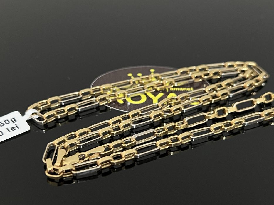 Bijuteria Royal CB : Lant barbatesc aur 14k 6,50gr