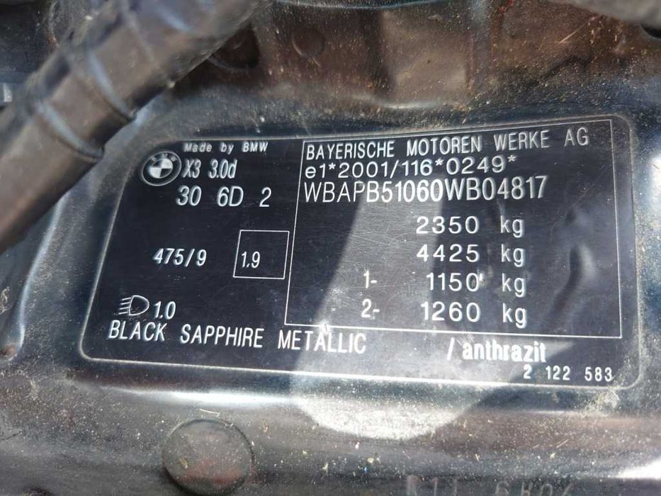 На части Е83 Х3 3.0д 204 коня / BMW E83 x3 3.0d 204hp