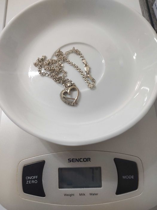 Дамско колие, висулка сърце