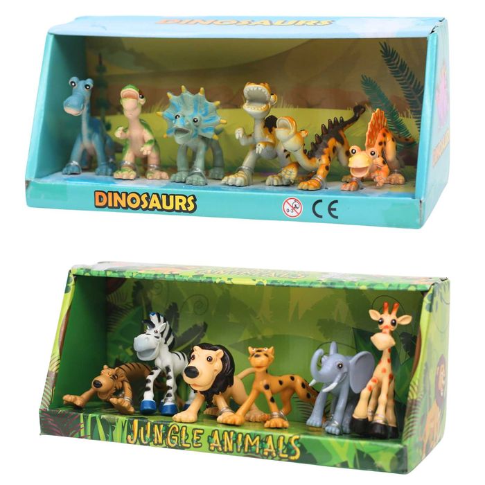 Figurine animale de colectie - dinozauri si animale din jungla