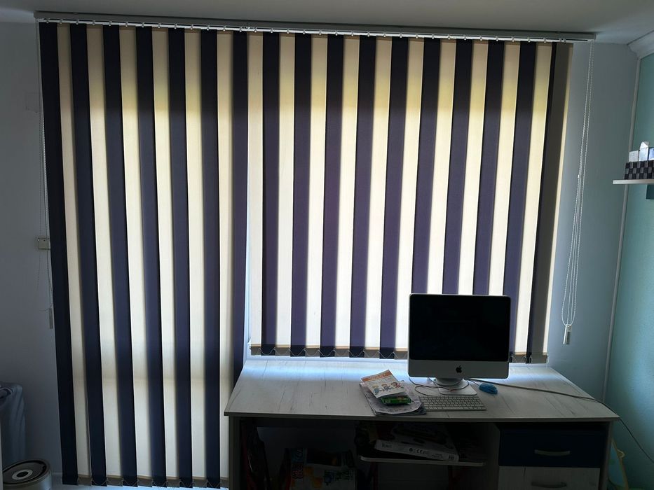 Щори плисе запазени ,като нови ,двуцветни