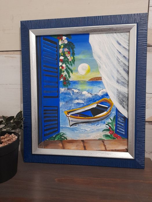 Картина с маслени бои върху платно