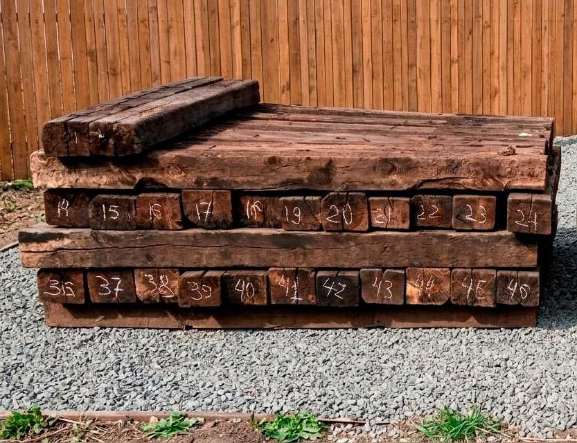 Шпалы деревянные Б/У