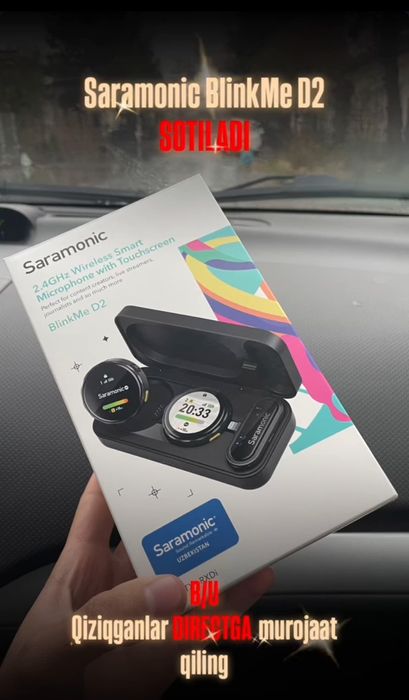 SaramonicBlinkMeD2 sotiladi. Mikrofon/микрофон