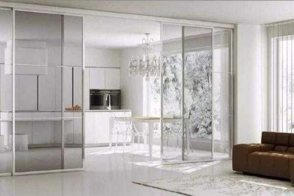 Межкомнатные двери и стеклянные Раздвижные двери - купе