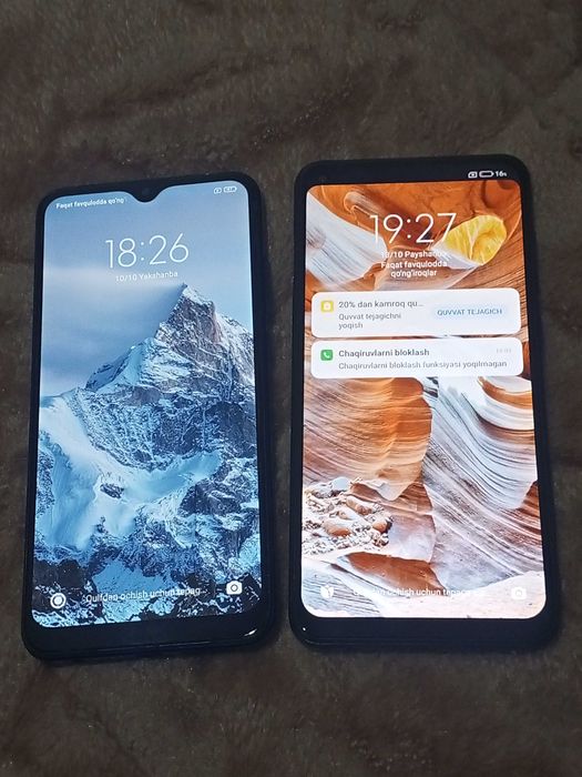 Redmi not 9 128 GB  Redmi 8 yahshi sastanyanda