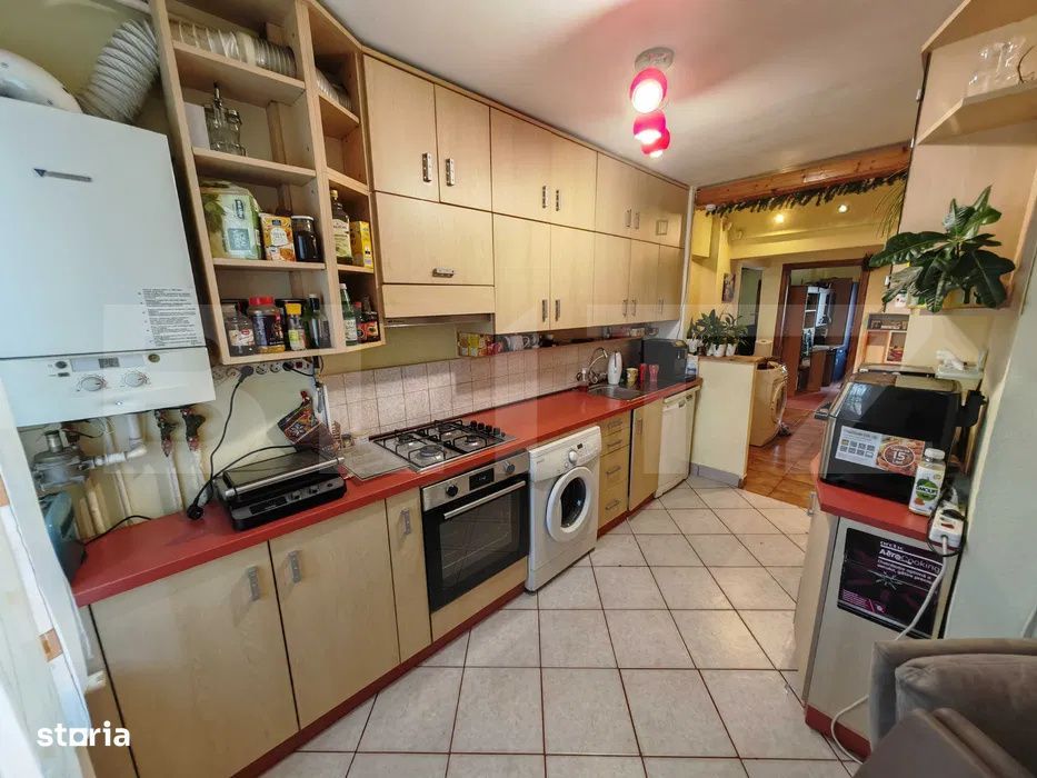 Apartament cu 3 camere, 78 mp, mobilat, zona Unirii