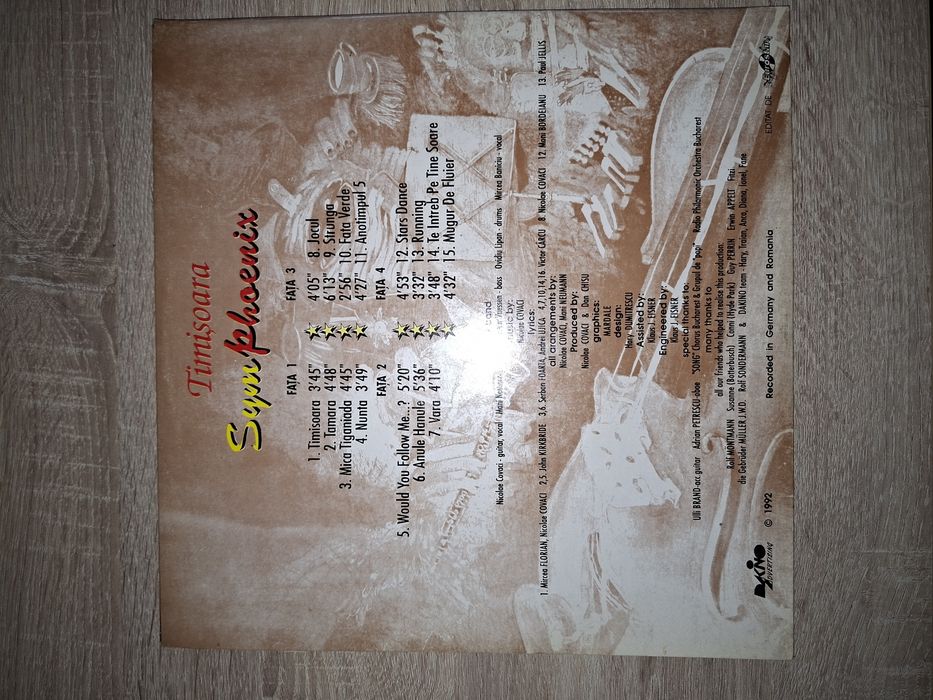 Phoenix-Symphoenix, disc vinil gatefold