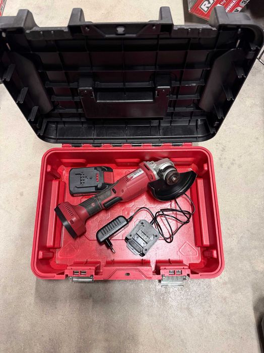 R20 Ъглошлайф Ø125mm 4Ah RDP-KBAG20/Термо нож /	R20 Прахосмукачка