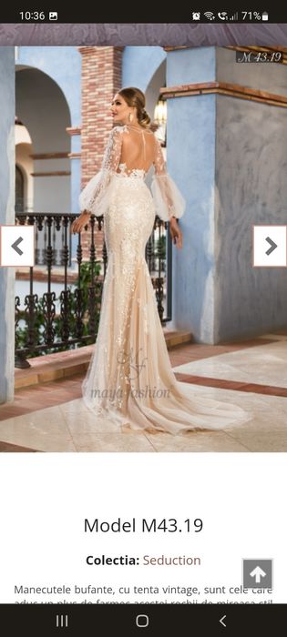 Rochie mireasa Maya Fashion