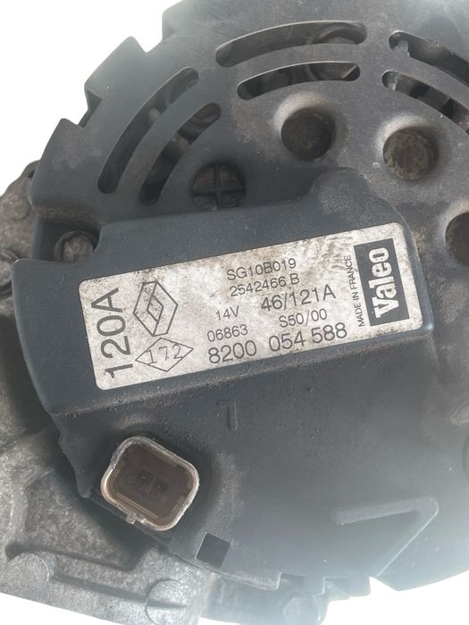 Alternator Renault Megane I Ba0/1_ 1995 - 2004 1.9 Dci F9Q 732, F9Q 73