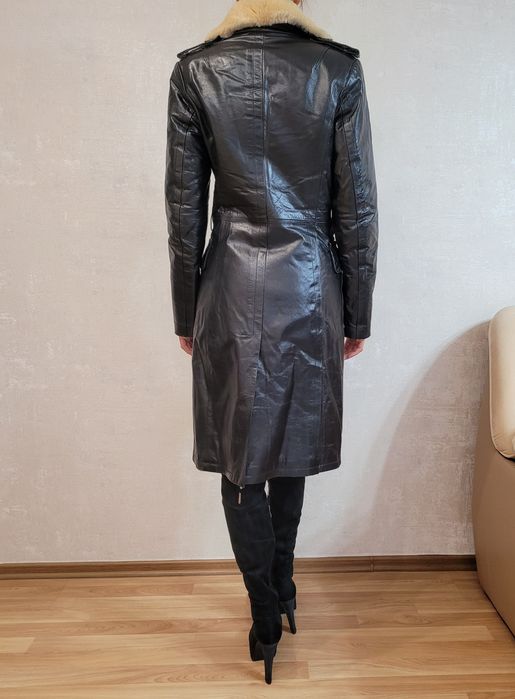 Дубленка кожанная