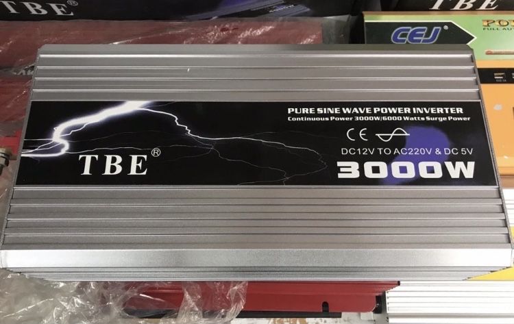 Инвертор 3000ватт, преобразователь, солнечные батареи