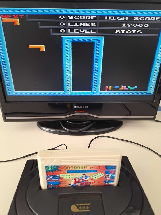 Caseta discheta clasica cu joc pentru consola TV