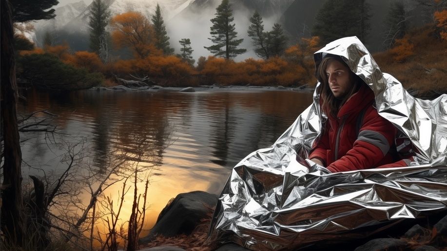 Спасательное одеяло изотермическое 160х210