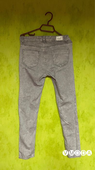 V.MODA Сиви skinny hight waist дънки