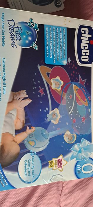 Chicco magic starts-музикала въртележка,проектор, нощна лампа с дистан