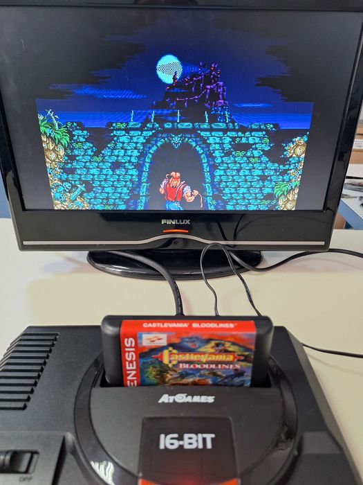 Castlevania Bloodlines caseta discheta clasica Sega Mega Drive Genesis