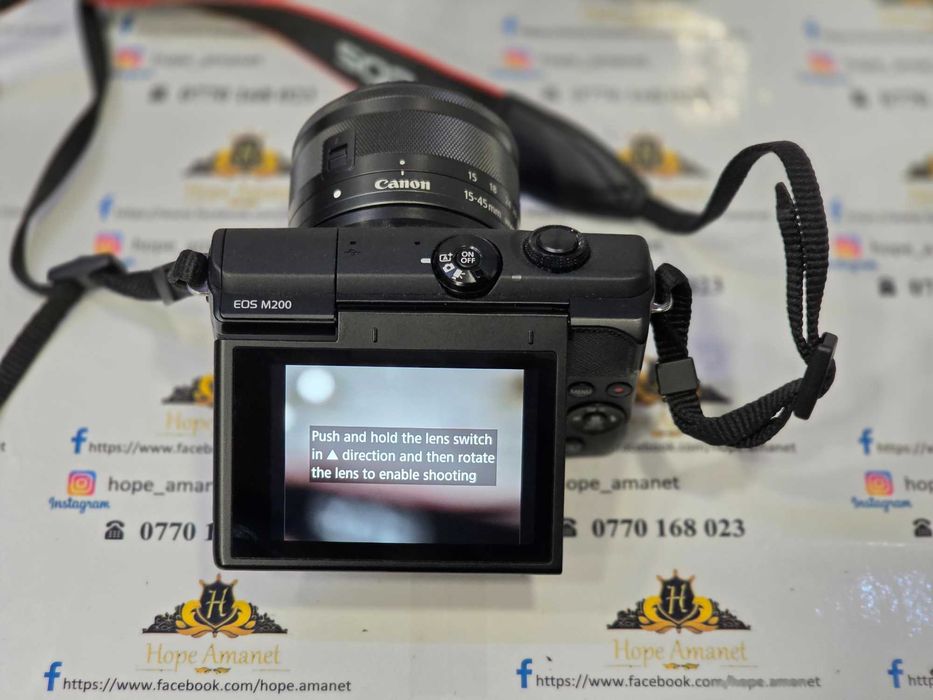 Hope Amanet P7 Aparat FOTO Canon EOS M200
