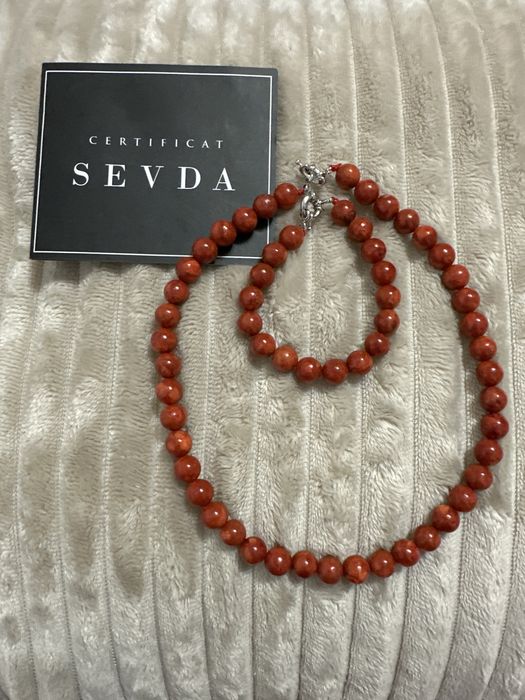 Sevda-set coral cu certificat de autenticitate