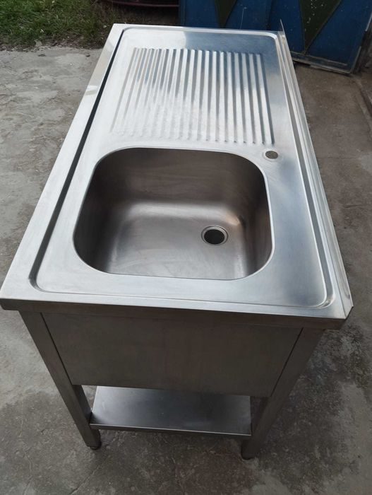 Професионална неръждаема мивка inox от Германия 120x60 см