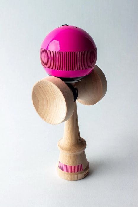 Kendama Sweets Broken Bones Electrick Pink, Broken Shape, Sticky Clear