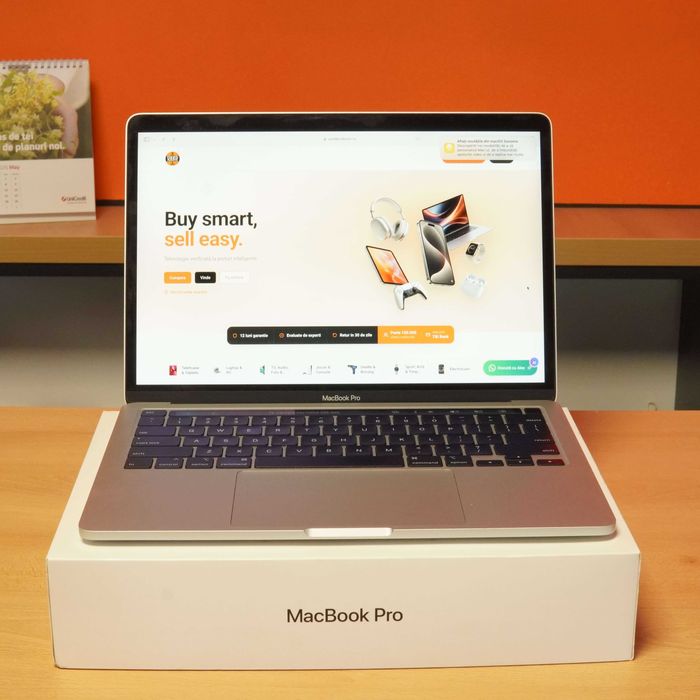 Apple Macbook Pro 2020 13'' i5 16 GB 512 GB SSD, Touch Bar, Touch ID, Space Gray, 12 LUNI GARANTIE