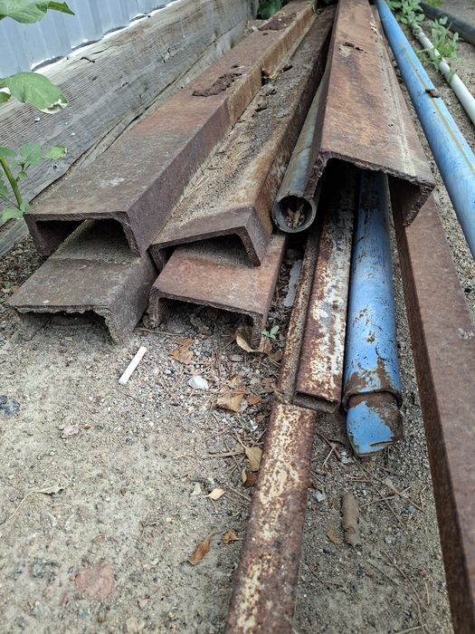 Швеллера, трубы нерж.сталь и Ст.3 d57×3,5 мм