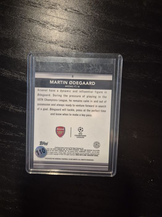 Topps Museum Collection UEFA Club Competitions 2024-25  Martin Odegaard /99