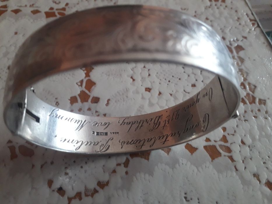 Vand bratara veche din argint 50g