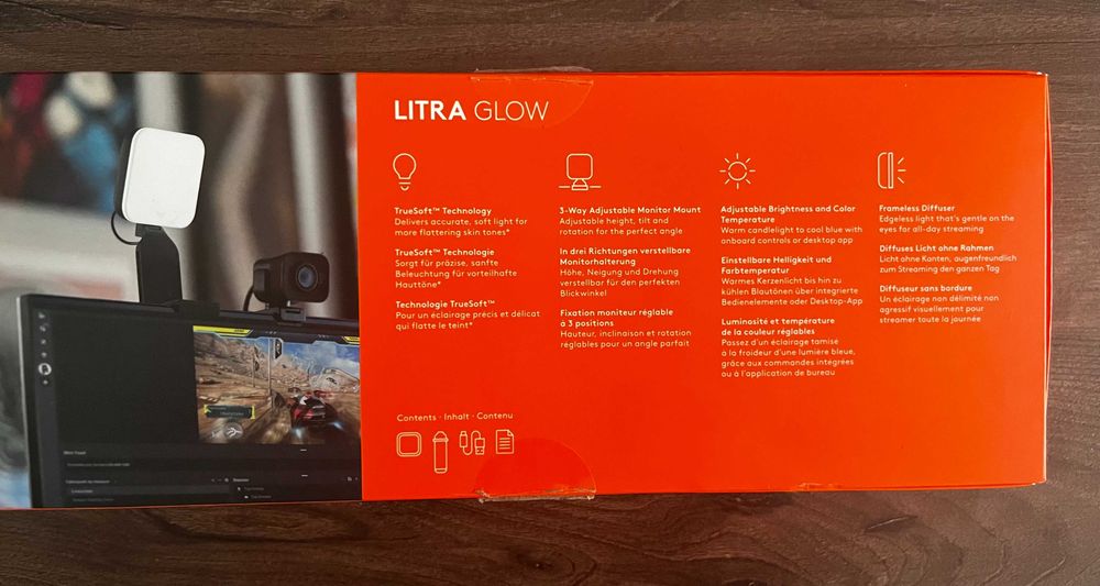 Litra glow LED Streaming light
