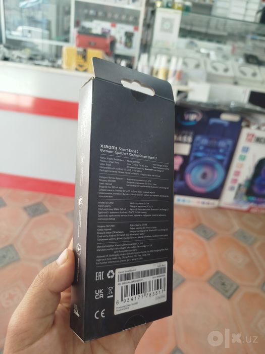 Xiaomi band 3-4-5-6-7 fitness braslet bor