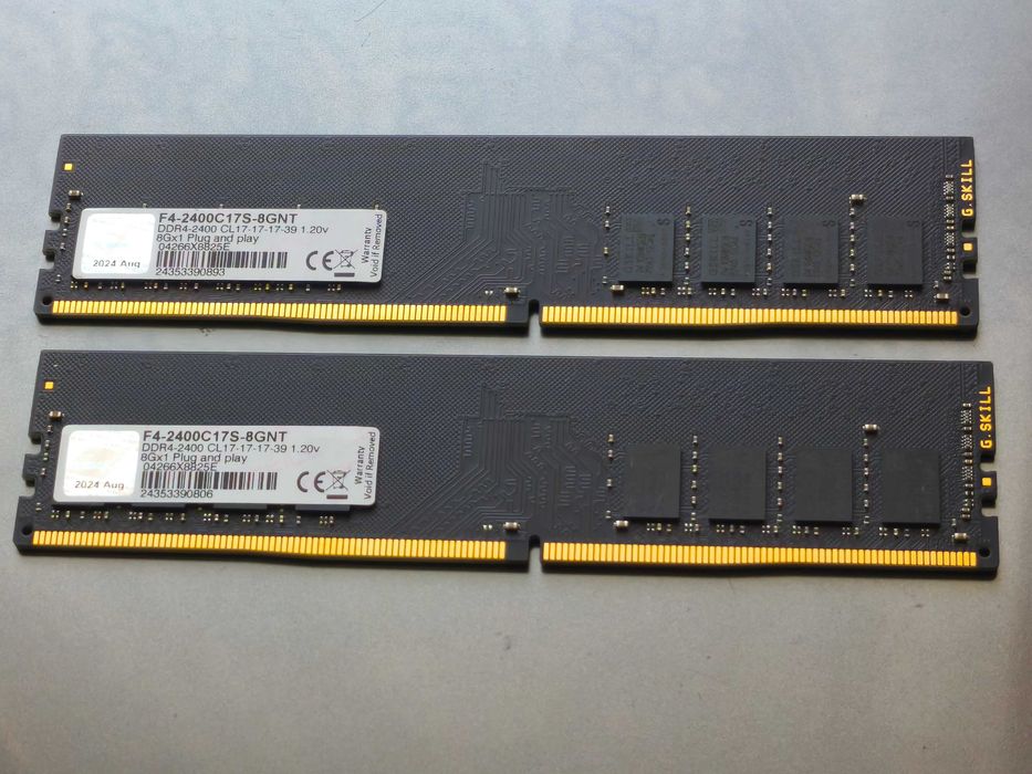 DDR4 8x2 16gb G.SKILL F4-2400C17S-8GNT